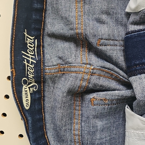 Old Navy Sweetheart Denim Bermuda Shorts Sz 16 - Picture 5 of 8